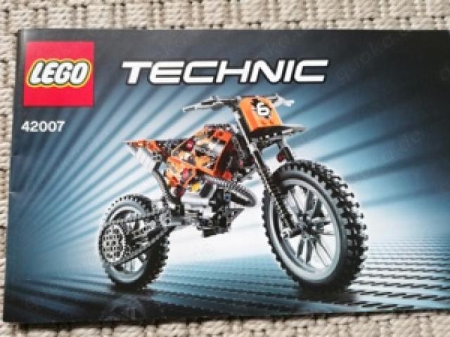 Biete Lego Technik Moto Cross Bike - 1